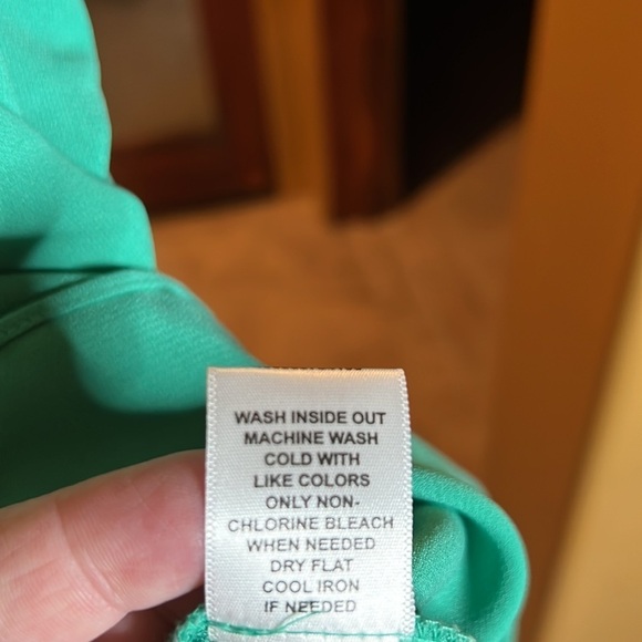 Elle sea green sleeveless tops Size Large - Picture 4 of 5